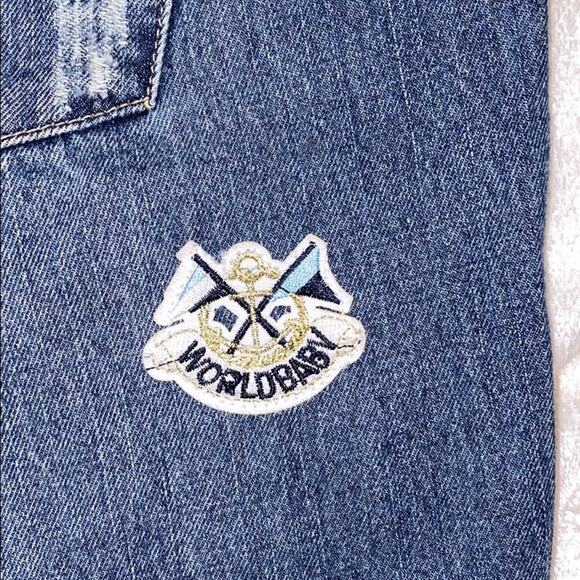 Articles of Society Patchwork Destroyed Denim Jeans | Sz 27 - Picture 7 of 8